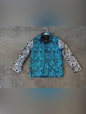 The King of Tigers blue & silver sequin Jacket Halloween costume